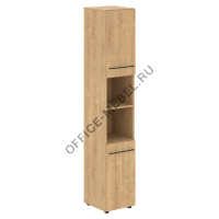 Шкаф колонка с глухими малыми дверьми на Office-mebel.ru