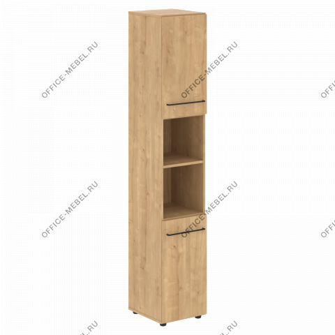 Шкаф колонка с глухими малыми дверьми на Office-mebel.ru
