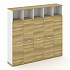 Шкаф пять узких секций, 5 ниш (5 фасадов ЛДСП, 4 ниши) CN.STU-556 A на Office-mebel.ru 1