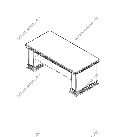 Стол журнальный PRT206 на Office-mebel.ru
