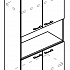 Шкаф для документов 4-х дверный с открытой нишей (топ ДСП) МР 9474 на Office-mebel.ru 1