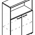 Шкаф средний полузакрытый (топ ДСП) МР 9463 на Office-mebel.ru 1