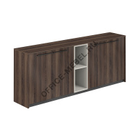 Шкаф низкий (2 шт) со стеллажом RF.327.DA.DA.PG на Office-mebel.ru