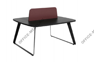 Рабочая станция на 2 места закругленная DRV121.G3388 на Office-mebel.ru