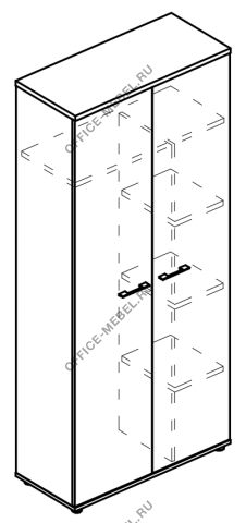 Шкаф для одежды c дополнением (топ ДСП) МР 9409 на Office-mebel.ru
