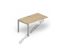 Рабочий стол с креплением к тумбе с врезным блоком LVRU13.2008-2 на Office-mebel.ru