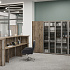 Дверь стеклянная тонированная в алюминиевом профиле V-014 на Office-mebel.ru 9