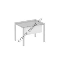 Экран стола защитный (ДСП) для стола 100 на сером каркасе К.С 810  на Office-mebel.ru