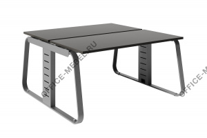 Двойной стол прямой JNO140.ANT на Office-mebel.ru