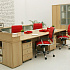 Дверь стекло матовое белое в профиле МДФ S-013 на Office-mebel.ru 6