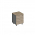 Тумба выкатная 3-х ящичная с замком СИ 213 на Office-mebel.ru 1