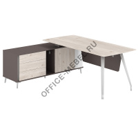 Стол руководителя SR.101.DN.WF.L Л/П  на Office-mebel.ru