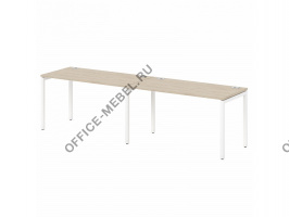 Линейный кластер на 2 рабочих места S-136 на Office-mebel.ru