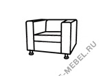 Мягкая мебель для офиса Кресло 1 на Office-mebel.ru