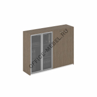 Шкаф средний комбинированный, 4-дверный ПМ 322 ЭА на Office-mebel.ru