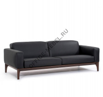 ФИОТТО/FIOTTO Диван 3-местный FIOTTO 3 Dakota black Dollaro на Office-mebel.ru