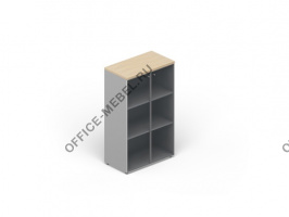 Шкаф средний с тонированным стеклом без рамы UMM564 на Office-mebel.ru