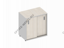 Тумба, двери-купе с надстройкой MDF411 на Office-mebel.ru