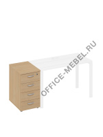 Тумба приставная 4-х ящичная с замком A4 9220 БП на Office-mebel.ru