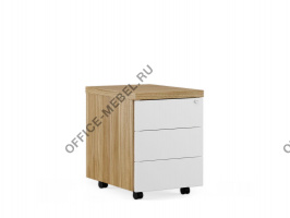 Тумба подкатная с 3 ящиками ZIO285303 на Office-mebel.ru