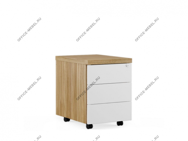 Тумба подкатная с 3 ящиками ZIO285303 на Office-mebel.ru