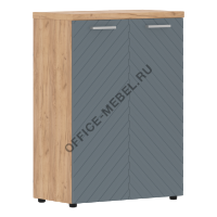 Шкаф с глухими средними дверьми и топом TLMC 85.1 на Office-mebel.ru