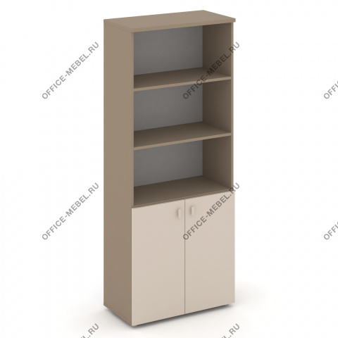 Шкаф высокий широкий (2 низких фасада ЛДСП) ES.ST-1.1 на Office-mebel.ru