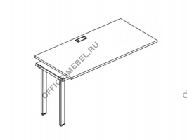 Секция стола рабочей станции на металлокаркасе TRE А4 Б3 014-1 БП на Office-mebel.ru