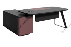 Стол с тумбой Л/П DRV501SX.G3388 на Office-mebel.ru