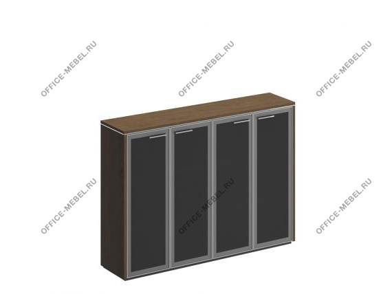 Шкаф для документов средний со стеклянными дверями ВЛ 323 ДТ на Office-mebel.ru