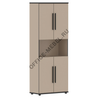 Шкаф с 2-мя комплектами глухих малых дверей UHCS 77.4 на Office-mebel.ru