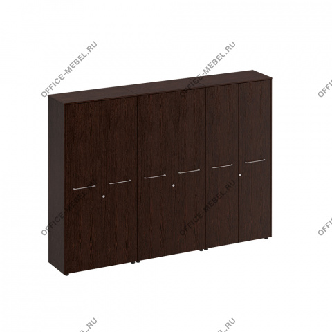 Шкаф комбинированный (закрытый - закрытый - одежда) МЕ 380 на Office-mebel.ru
