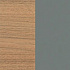 Стол руководителя (опора ДСП) на опорной тумбе (левый/правый) СИ 110 - орех ногаро-оникс серый