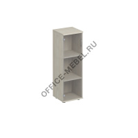 Шкаф средний узкий с прозрачным стеклом К.358 на Office-mebel.ru