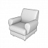 Мягкая мебель для офиса Кресло с двумя подлокотниками M1-2 на Office-mebel.ru 1