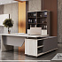 Стол руководителя с опорной тумбой	B-119 Л/П			 на Office-mebel.ru 15