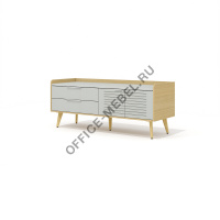Опорная тумба (2 ящика + отделение с дверьми) Rem-33 R/L на Office-mebel.ru