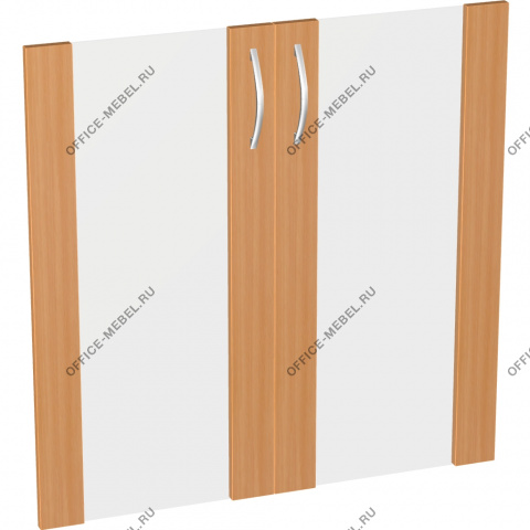 Двери стеклянные в рамке низкие Э-51.0 на Office-mebel.ru