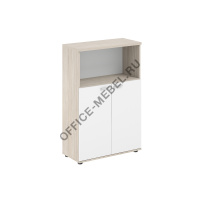 Шкаф средний с нишей 2-х дв MX.861 на Office-mebel.ru