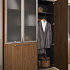 Шкаф комбинированный (со стеклом + для одежды узкий + со стеклом) ВЛ 361 ДТ на Office-mebel.ru 4