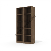 Стеллаж (два отделения с ЛДСП полками) Ts-40 на Office-mebel.ru
