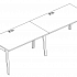 Рабочая станция (2х120) АЛ 9025-2 на Office-mebel.ru 1