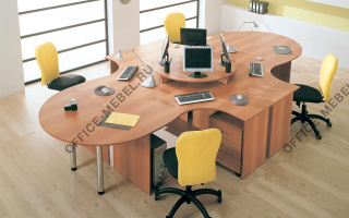 Авантаж - Офисная мебель для персонала светлого декора светлого декора на Office-mebel.ru