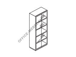 Шкаф двери стекло PVFALT-10 на Office-mebel.ru