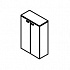Шкаф с деревянными дверьми FLS322 на Office-mebel.ru 1