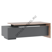 Стол письменный на опорной тумбе DLI37210032 Л/П на Office-mebel.ru