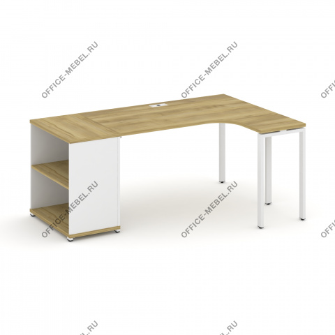 Стол эргономичный с опорным стеллажом правый CN.SA-201(R) на Office-mebel.ru