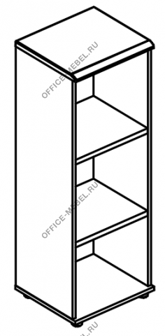 Стеллаж средний узкий (топ МДФ) МР 9361 на Office-mebel.ru