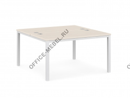 Стол-тандем на металлокаркасе V-41 на Office-mebel.ru