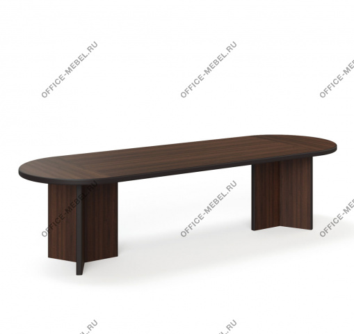 LEGNO Стол переговоров 300х100 ОРЕХ LEGNO Conference table 300x100 WA на Office-mebel.ru